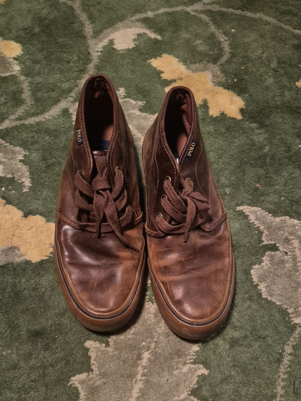 Polo by Ralph Lauren Brown Leather Chukka Boots